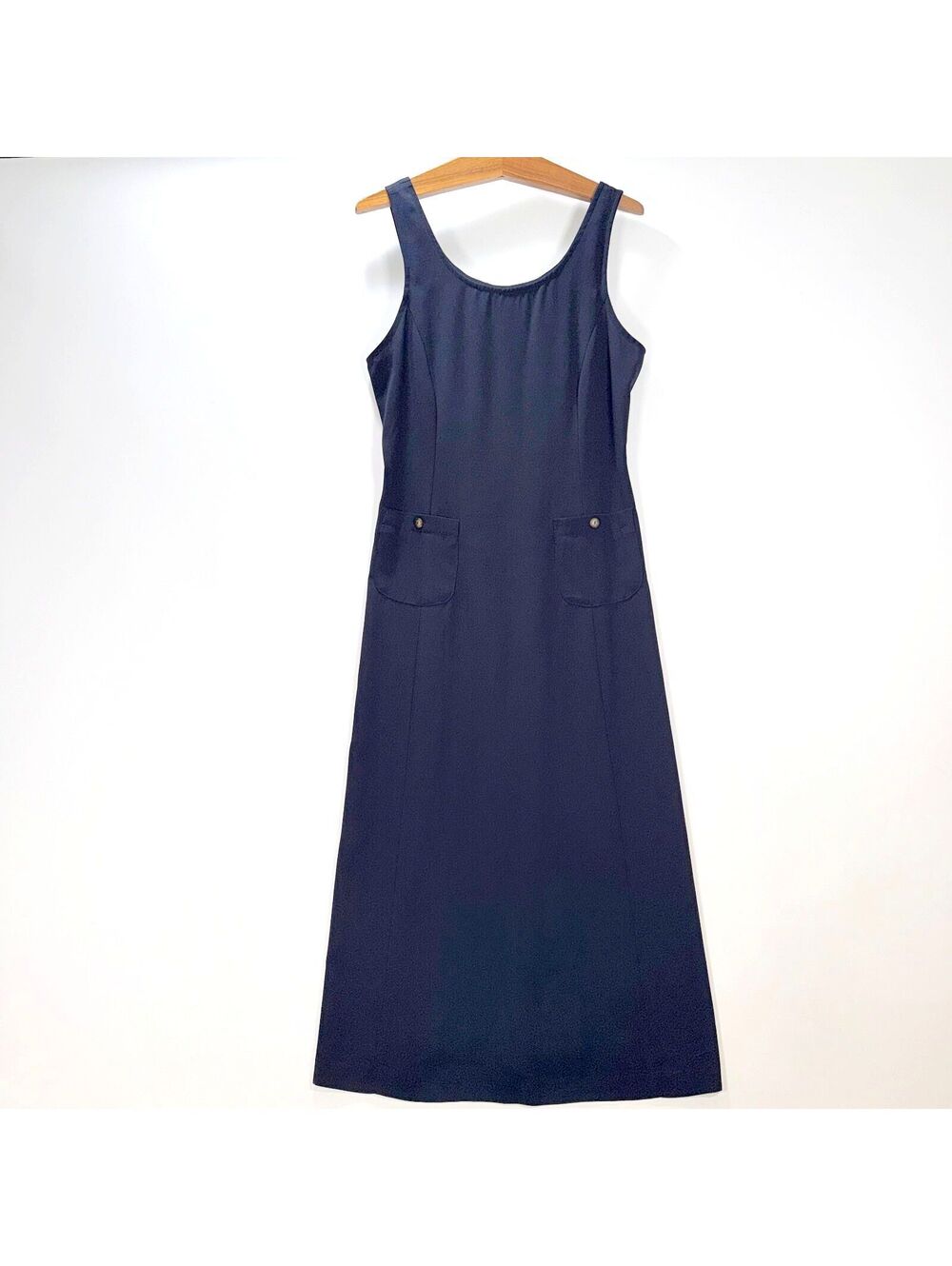 90s Worthington Sleeveless Jumper Dress Relaxed A-Line - 12 - Picture 3 of 7